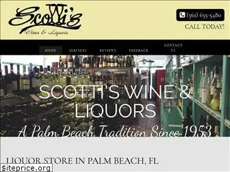 scottiwinesandliquors.com