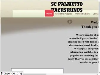 scpalmettodachshunds.com