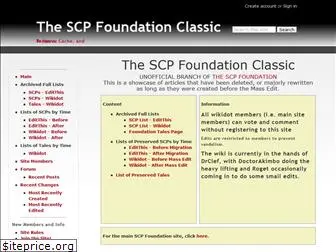 scpclassic.wikidot.com