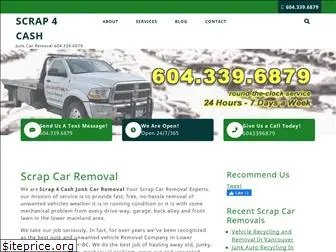 scrap4cashjunkcarremoval.com