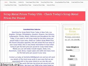 scrapmetalpricestodayusa.com