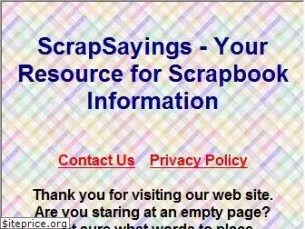 scrapsayings.com