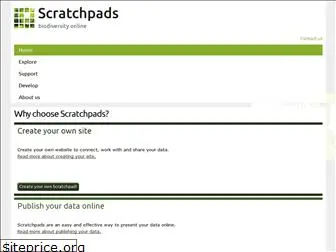 scratchpads.org