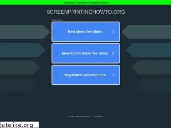 screenprintinghowto.org