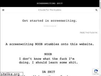 screenwritingshit.com