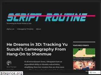 scriptroutine.com