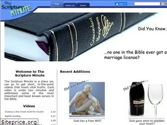 scriptureminute.com