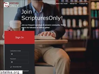 scripturesonly.com