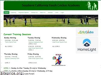 scycricketacademy.com