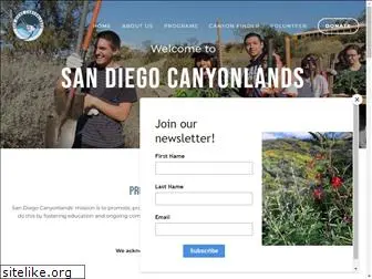 sdcanyonlands.org