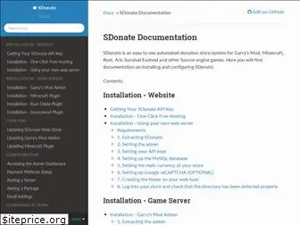 sdonate.readthedocs.io