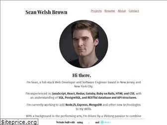 seanwelshbrown.com