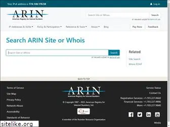 search.arin.net