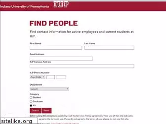 search.people.iup.edu
