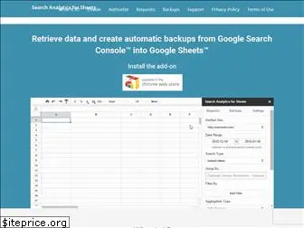 searchanalyticsforsheets.com