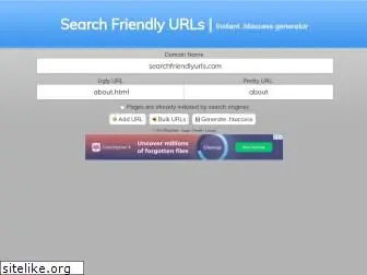 searchfriendlyurls.com