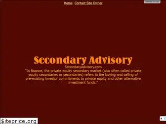 secondaryadvisory.com
