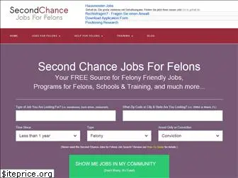 secondchancejobsforfelons.com