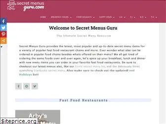 secretmenusguru.com