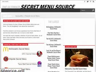 secretmenusource.com