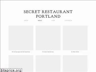 secretrestaurantportland.com