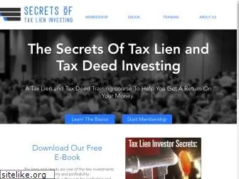 secretsoftaxlieninvesting.com