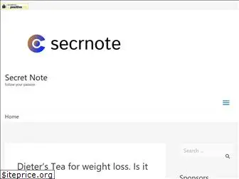 secrnote.com