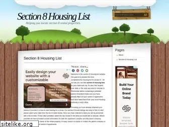 section8housinglist.info