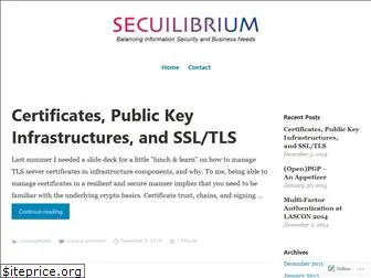 secuilibrium.com