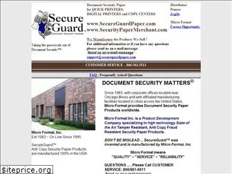 secureguardpaper.com