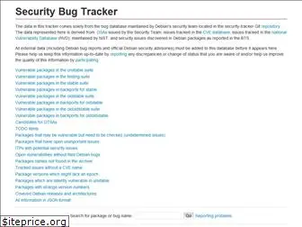 security-tracker.debian.org