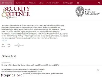 securityanddefence.pl