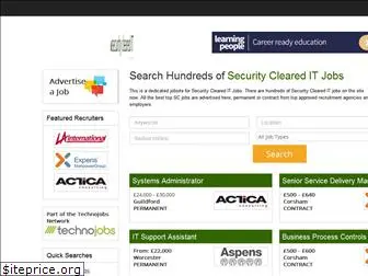 securitycleareditjobs.co.uk