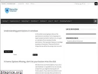 securitydiaries.com