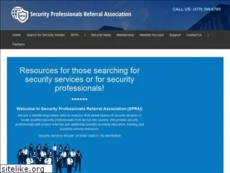 securityprofessionalsreferralassociation.org