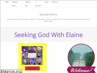 seekinggodwithelaine.com