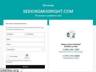 seekingmissright.com