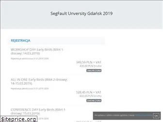 segfault-university-gdansk-2019.konfeo.com