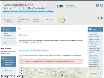 seismology.hu