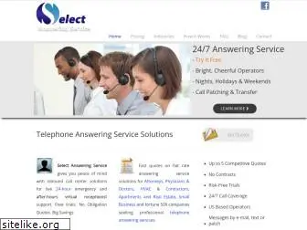 selectansweringservice.com