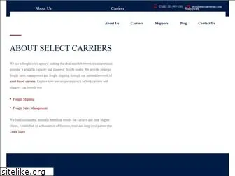 selectcarriersinc.com