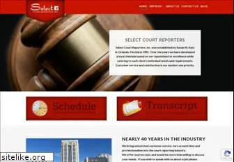 selectcourtreporters.com