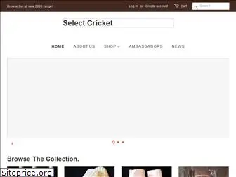 selectcricket.com