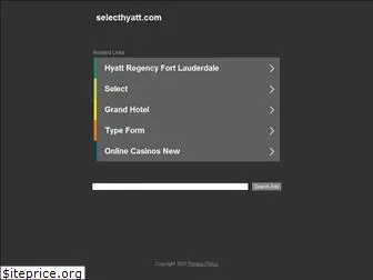 selecthyatt.com