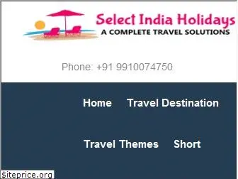 selectindiaholidays.com