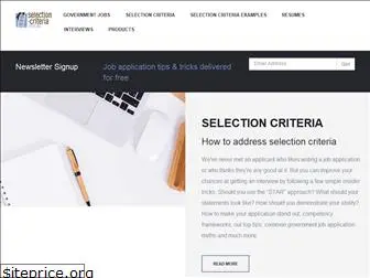 selection-criteria.com.au