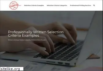 selectioncriteriaexamples.com.au