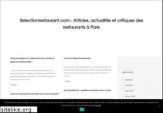 selectionrestaurant.com