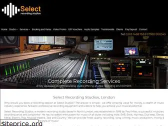 selectrecordingstudios.co.uk