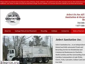 selectsanitationinc.com